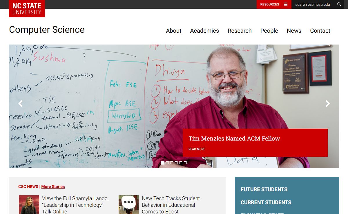 Department of Computer Science at North Carolina State University