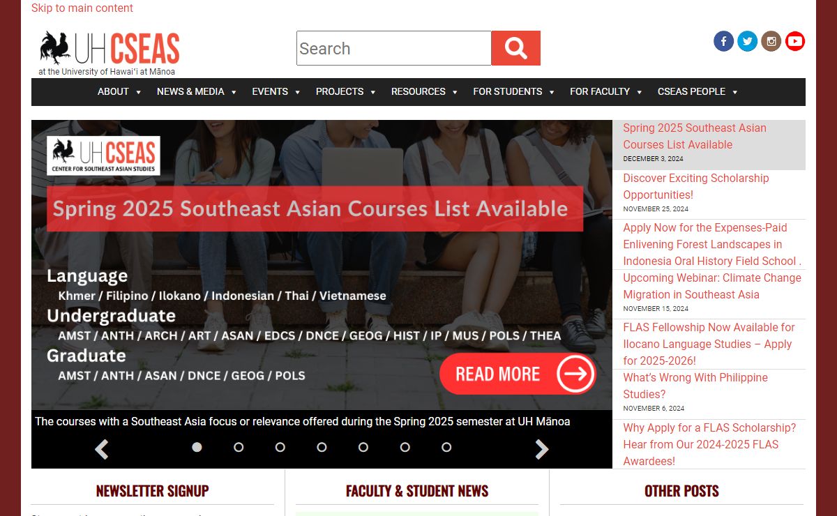 Center for Southeast Asian Studies - University of Hawaiʻi at Mānoa