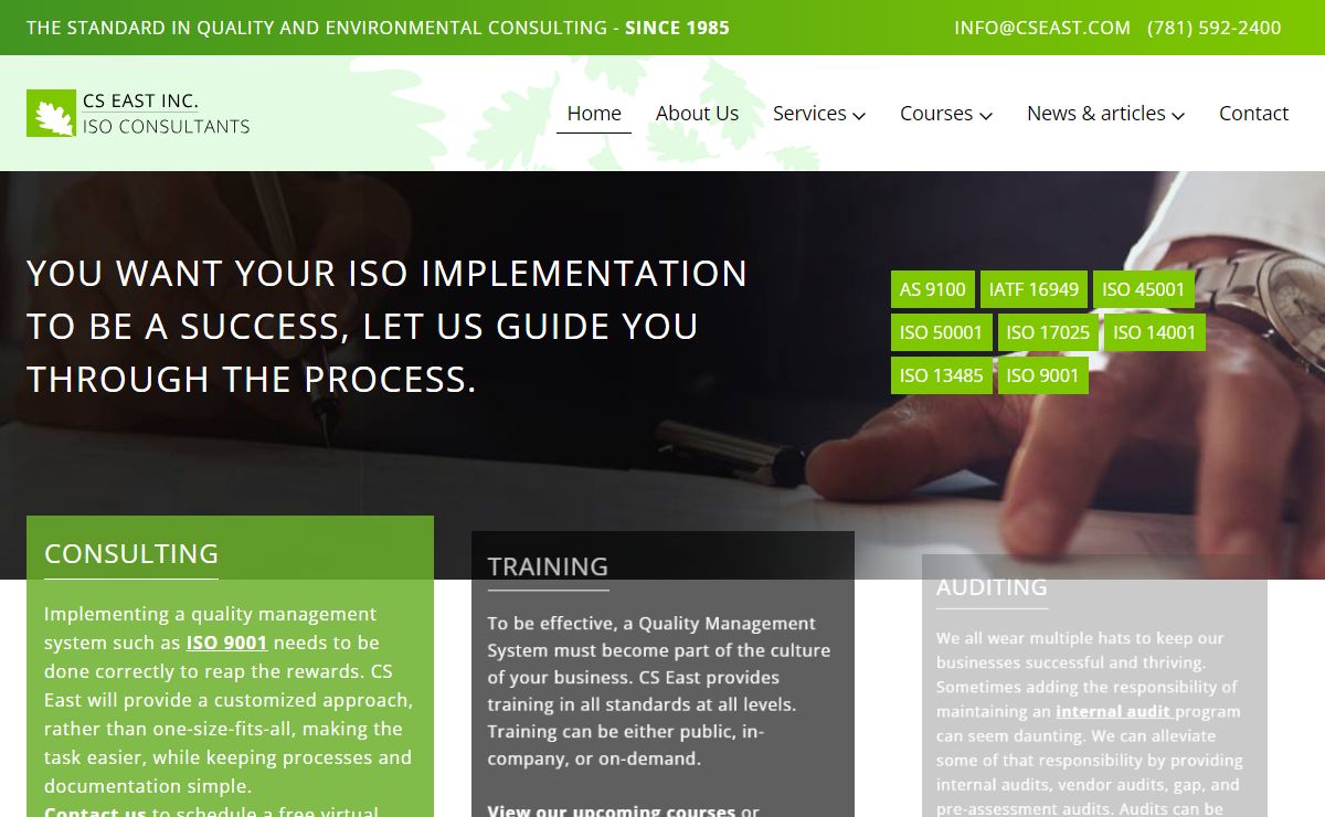 ISO Auditing | Internal Audit | Virtual Consulting Available
