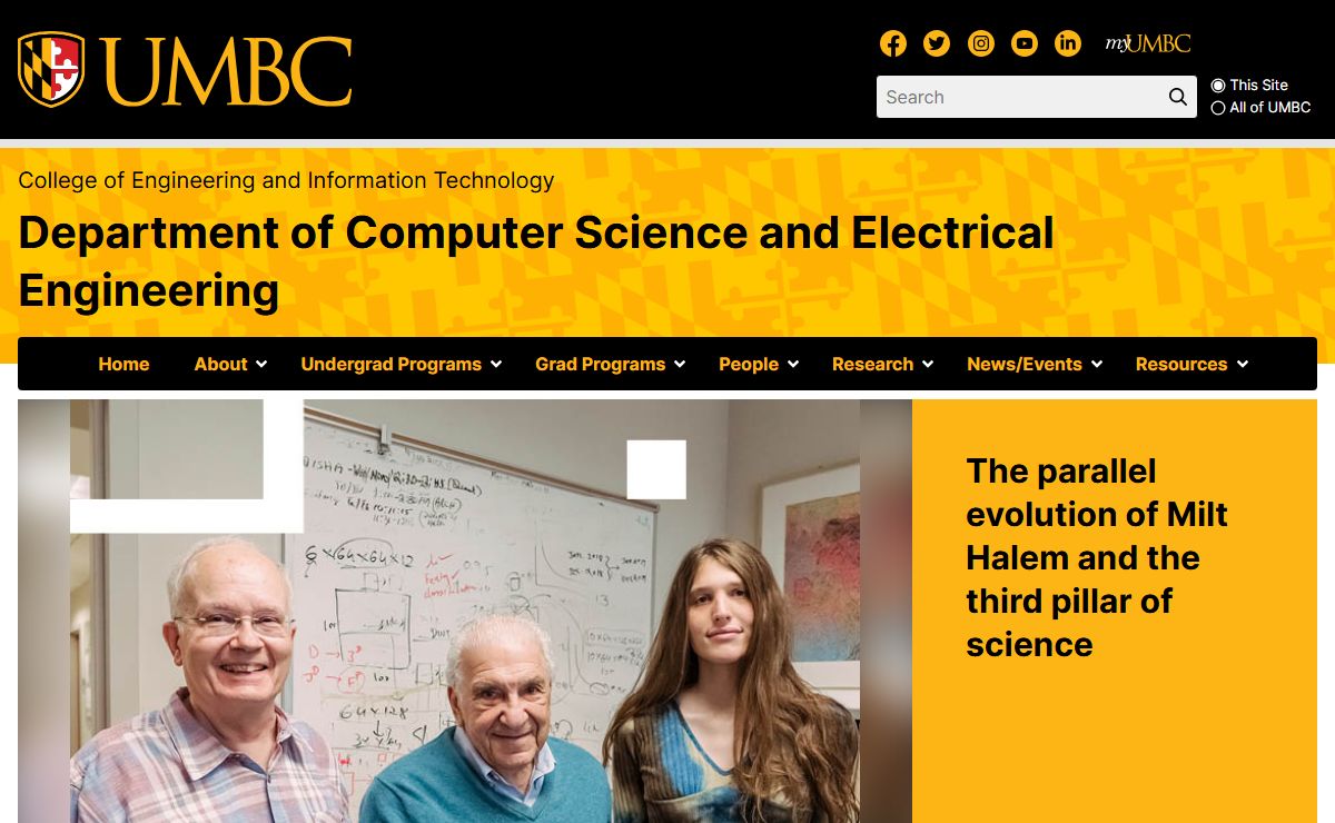 Department of Computer Science and Electrical Engineering – UMBC