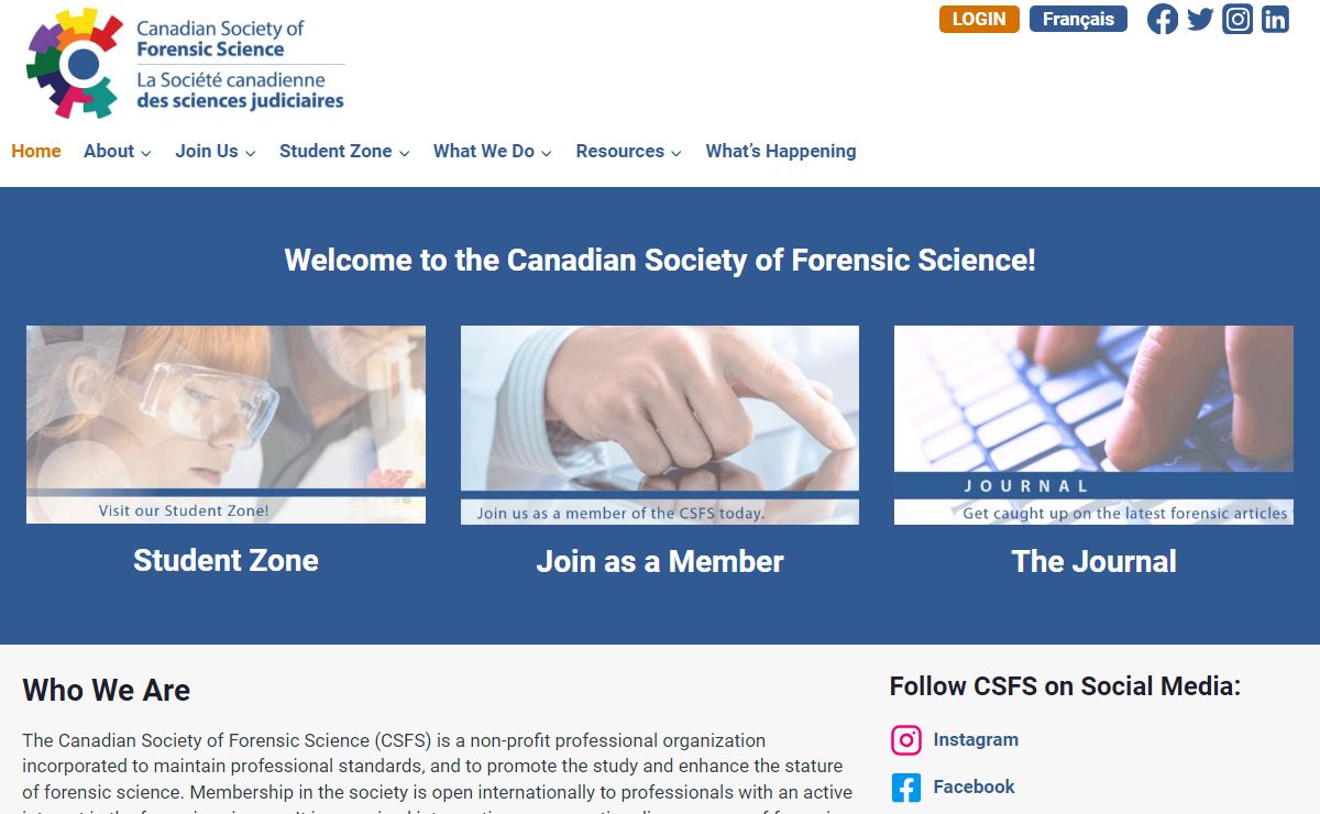Canadian Society of Forensic Science