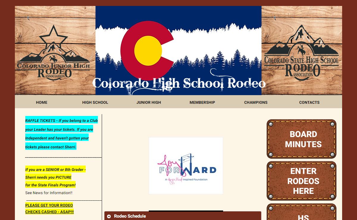 Welcome to the Colorado State Rodeo Association