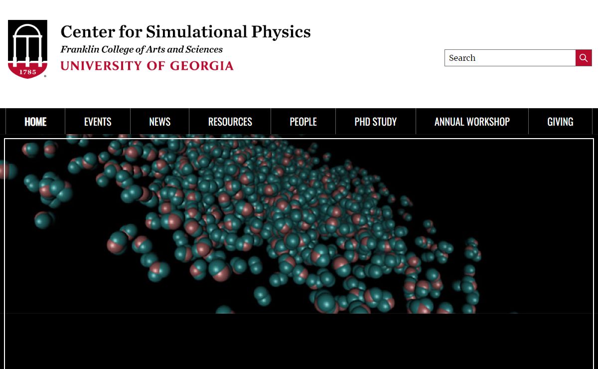 Welcome to The Center for Simulational Physics at UGA | The Center for Simulational Physics at UGA