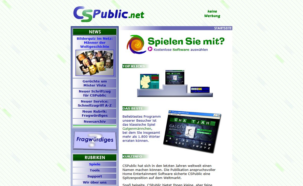 CSPublic WebSite - Creative Software Publications
