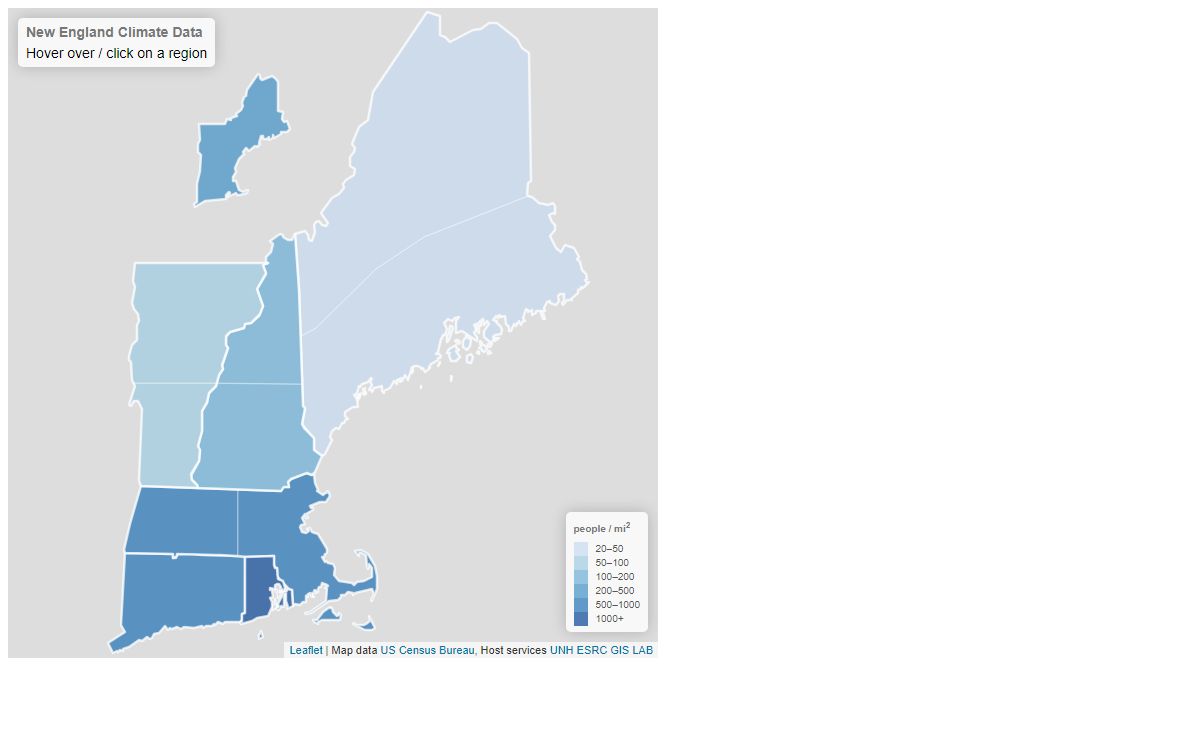 New England Regional Climate Details