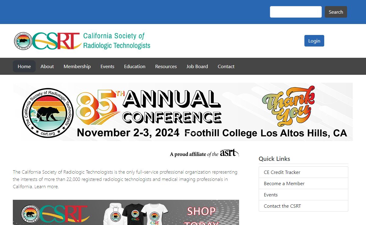 Homepage | California Society of Radiologic Technologists