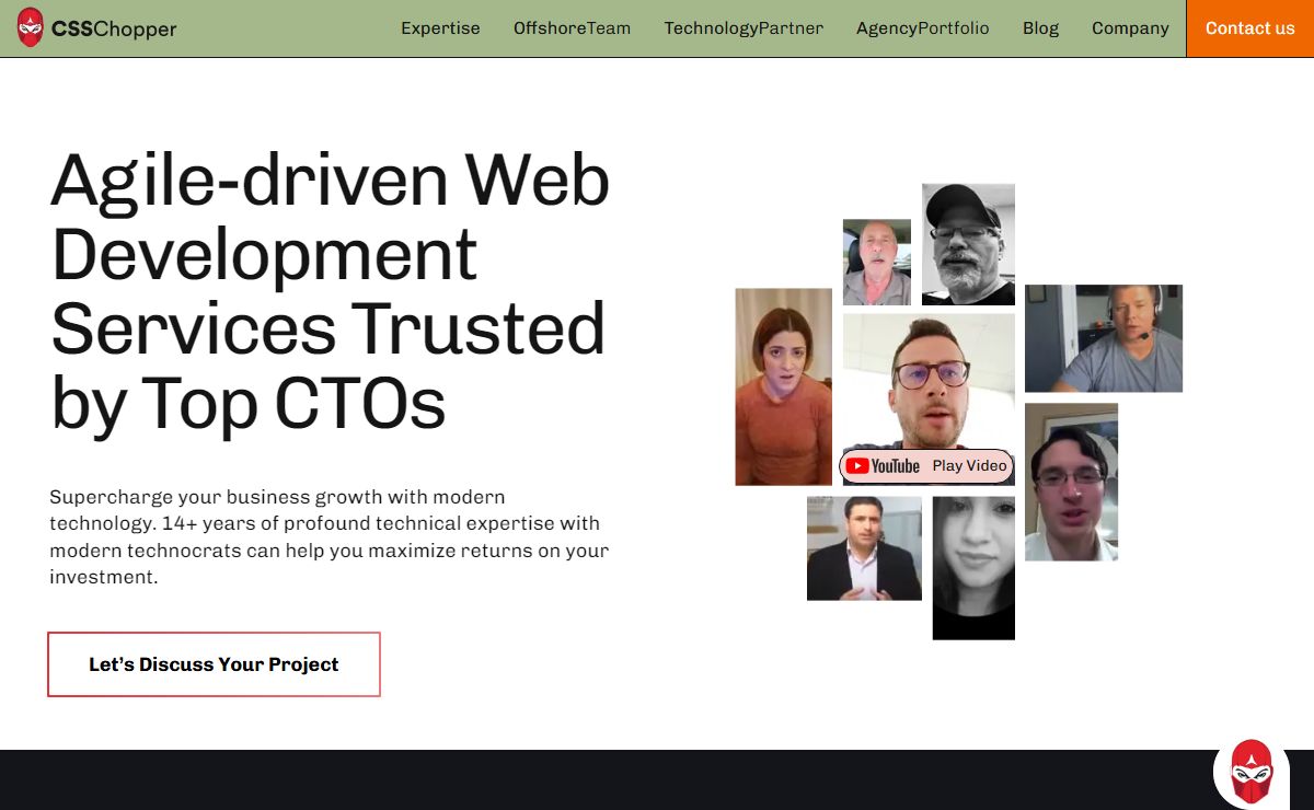 Leading Agile Web Development Company | CSSChopper