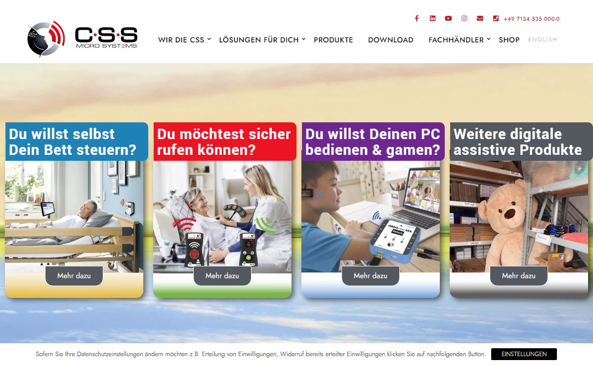 Assistive Technology Manufacturer | CSS MicroSystems GmbH