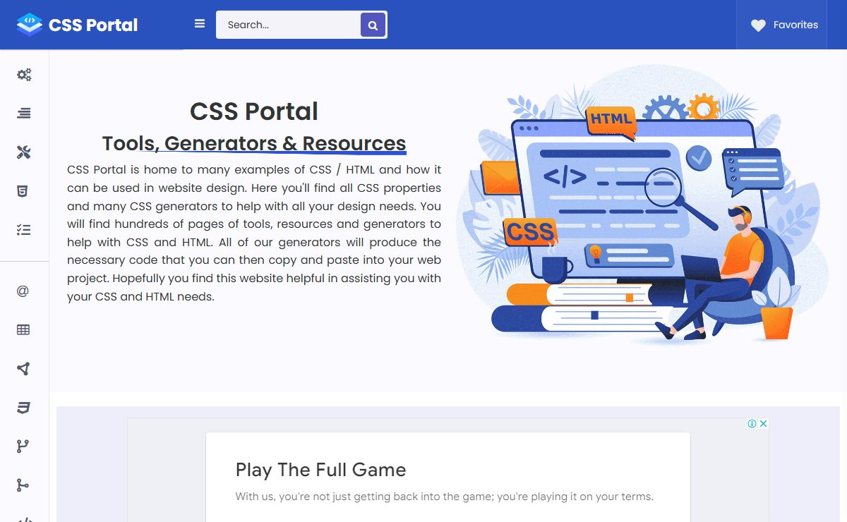 CSS Portal - Generators, Resources, Tools, HTML - CSS Portal
