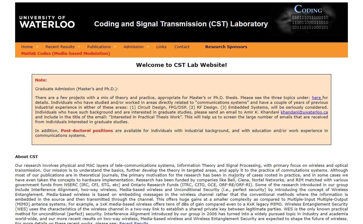 CST - Home