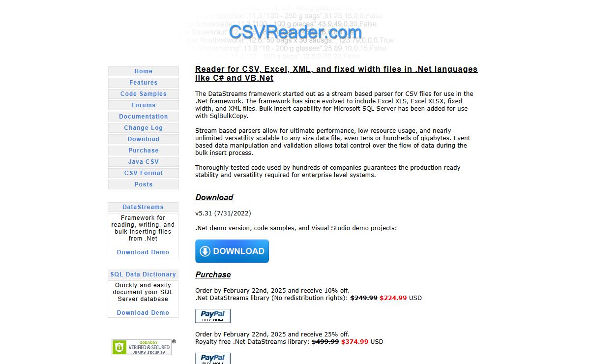 CSV Reader