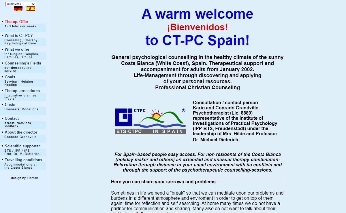 Counselling, Psychotherapy, Psychological Care, Recovery -Costa Blanca, Vitalising, CTPC