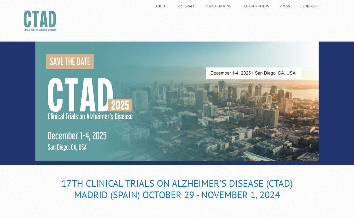 CTAD Alzheimer Congress | 16th Clinical Trials on Alzheimer's Disease