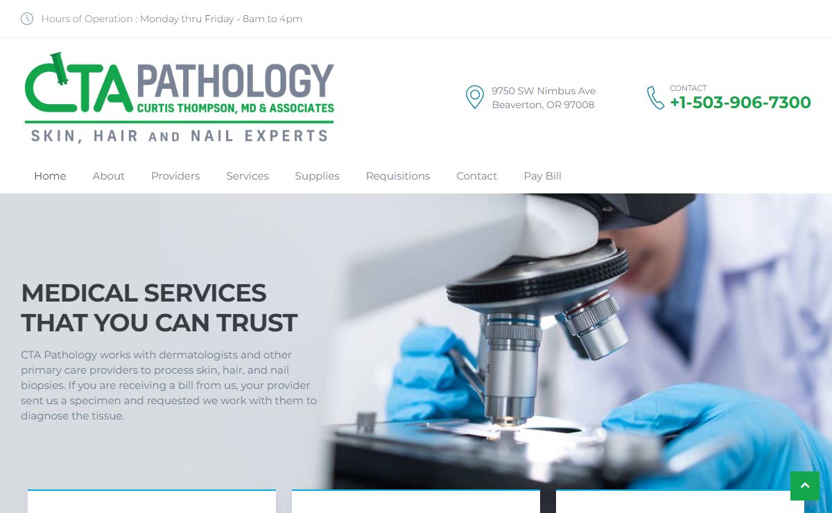 Skin, Hair, & Nail Experts! Certified Pathologist! DIF and IHC