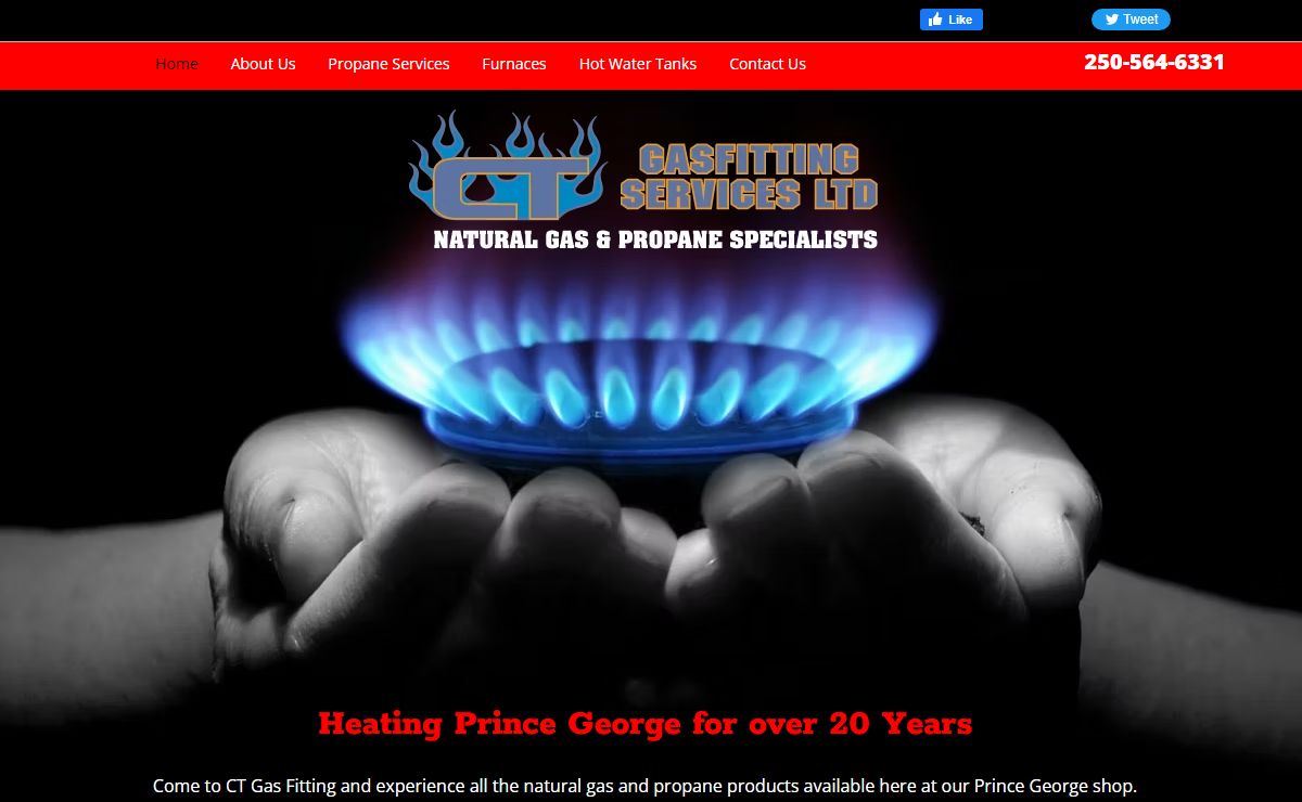 Heating Services Prince George, BC | CT Gas Fitting Services Ltd.