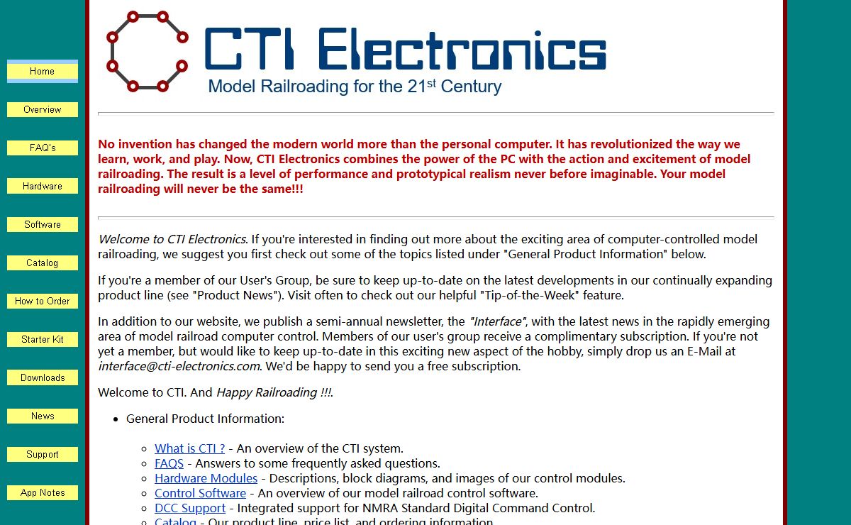 CTI - Model Railroad Computer Control