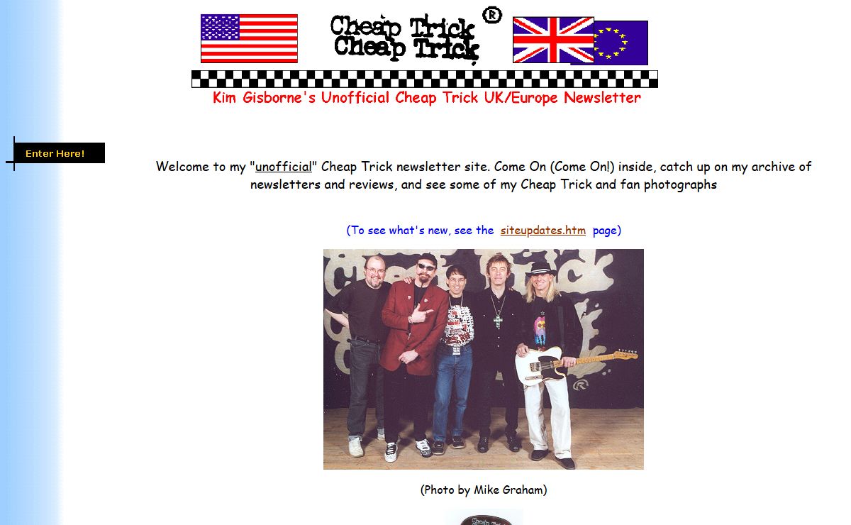 Cheap Trick Unofficial Newsletter