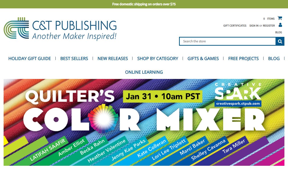 C&T Publishing - Your Home for Creativity