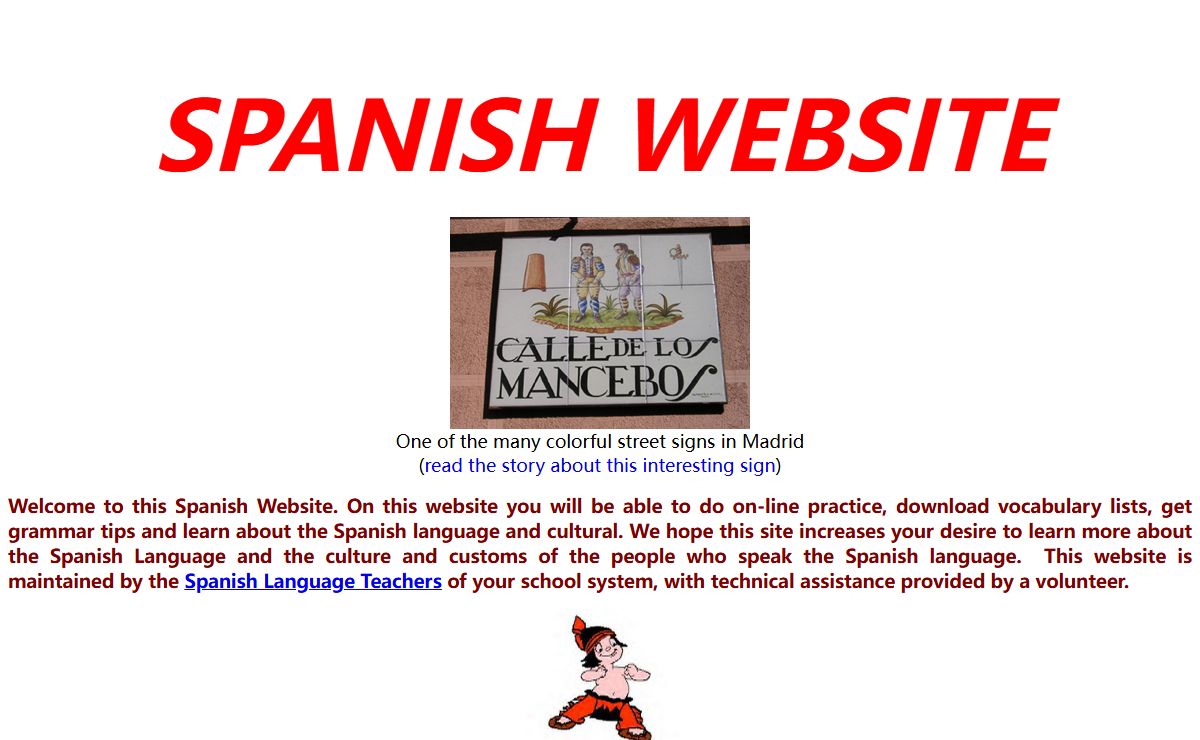 Spanish Website