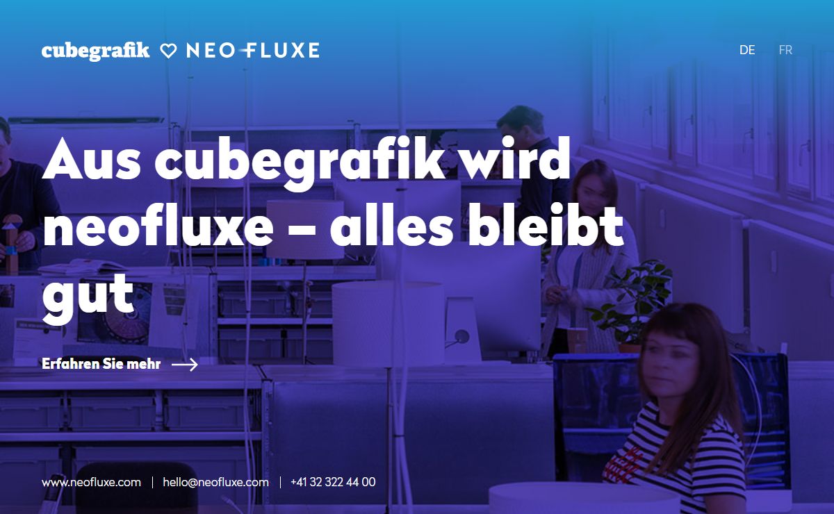 Cubegrafik goes Neofluxe