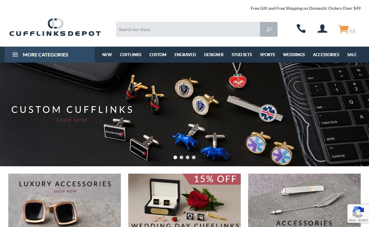 Cufflinks Depot - Largest Selection of Cuff Links for Men