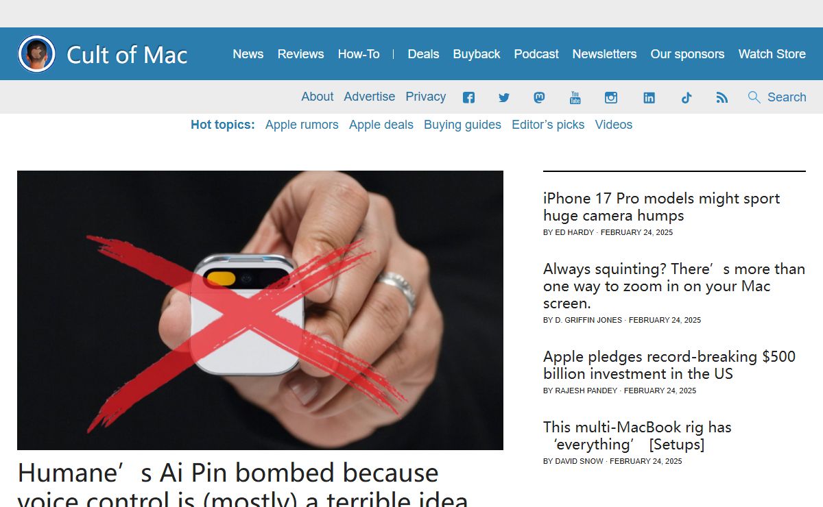 Cult of Mac | Apple news, rumors, reviews and how-tos