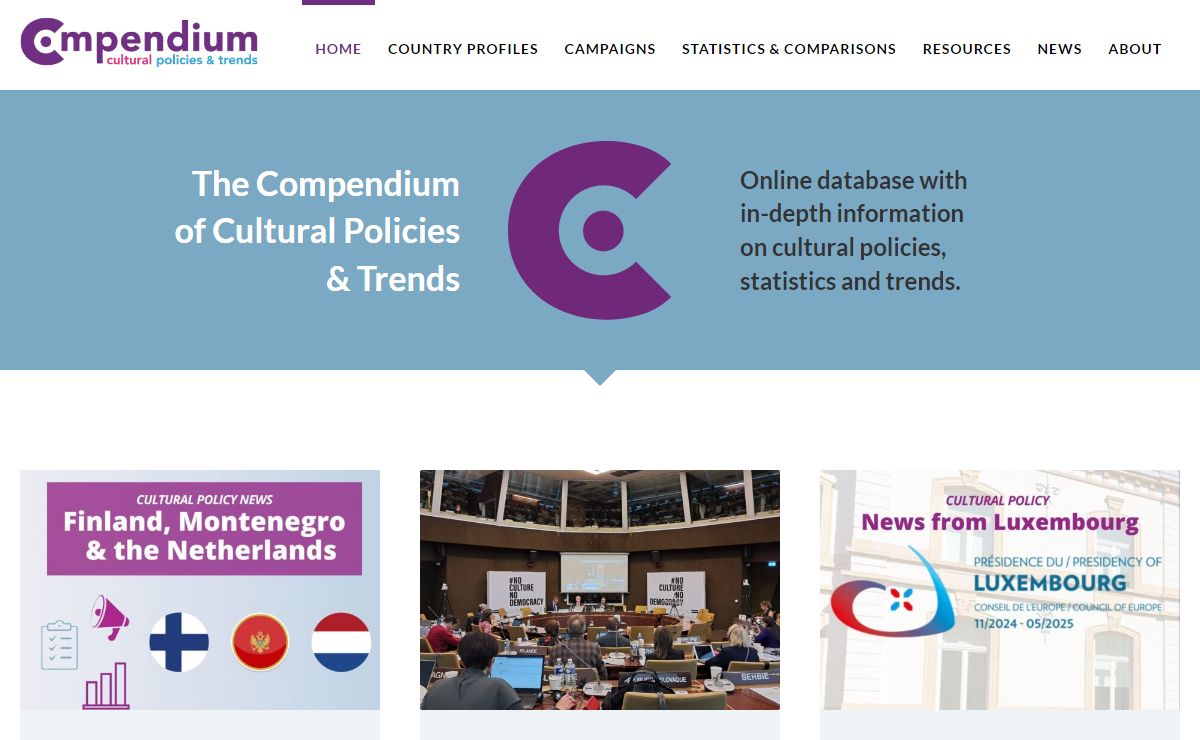 Compendium of Cultural Policies & Trends | Culture Policy Database