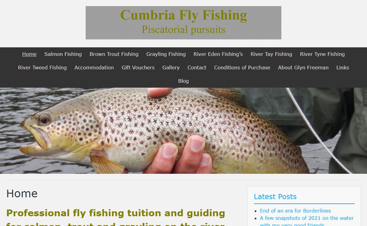 Cumbria Fly Fishing – Fly fishing experiences for trout and salmon with tuition.