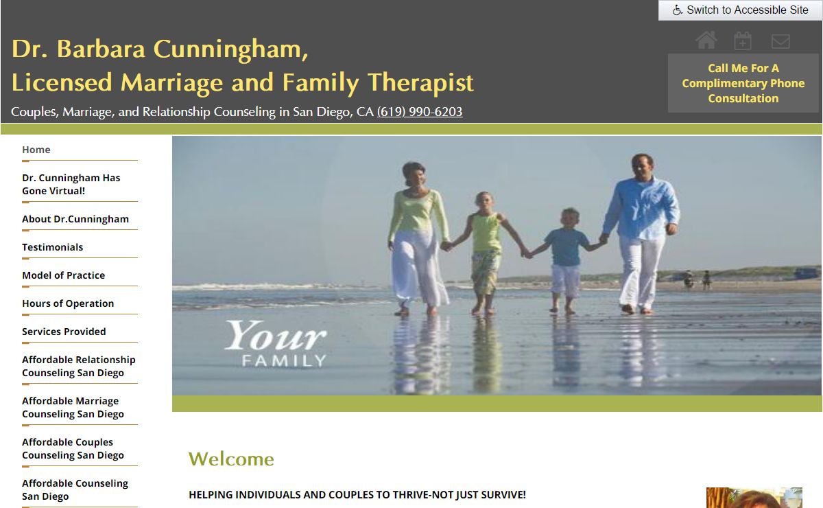 Affordable Relationship Counseling | San Diego Marriage & Relationship Counseling | Dr. Barbara Cunningham, MFT