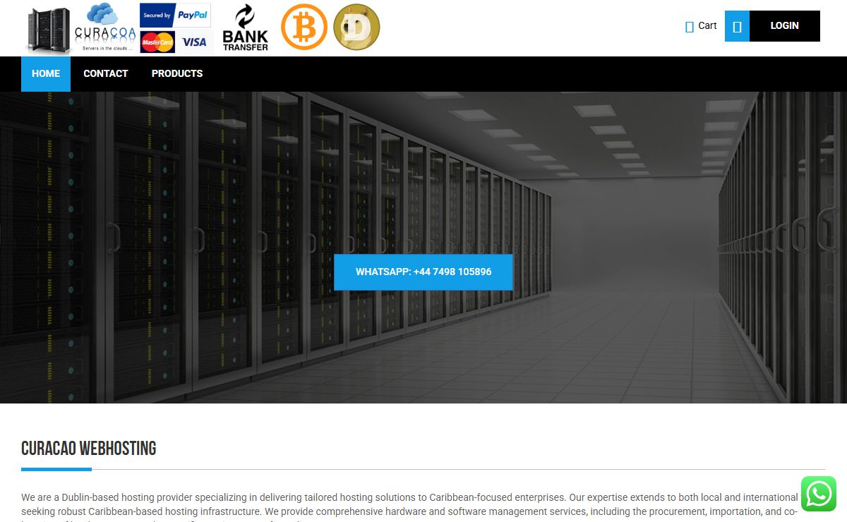 Caribbean web hosting specialists | Host your servers from Curacao
