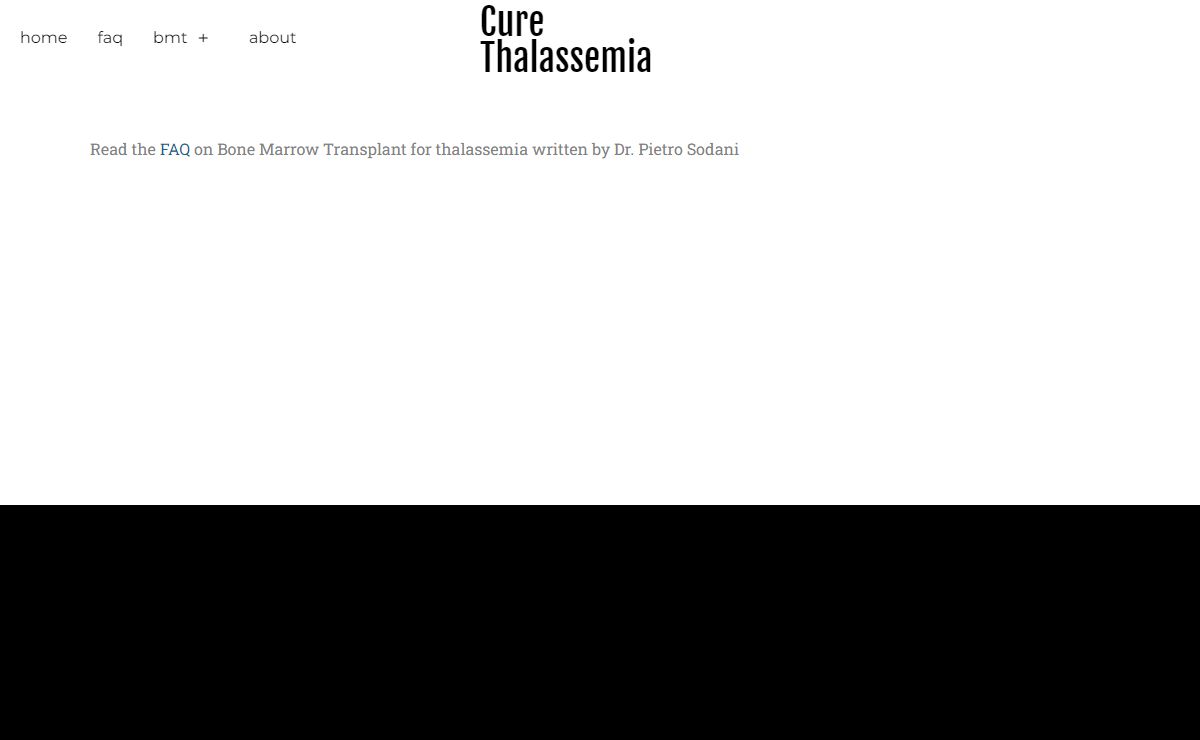 Cure Thalassemia - Home