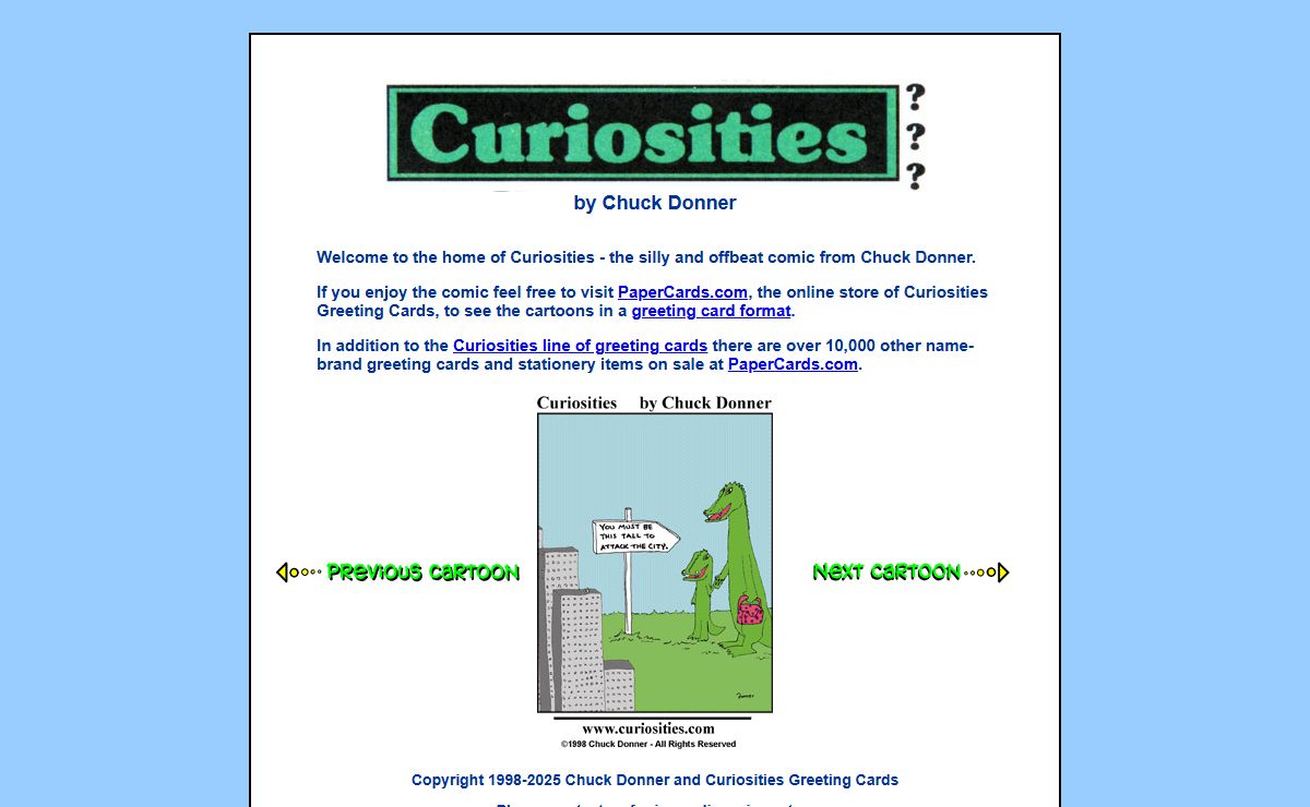 Curiosities Funny Cartoon / Comic -