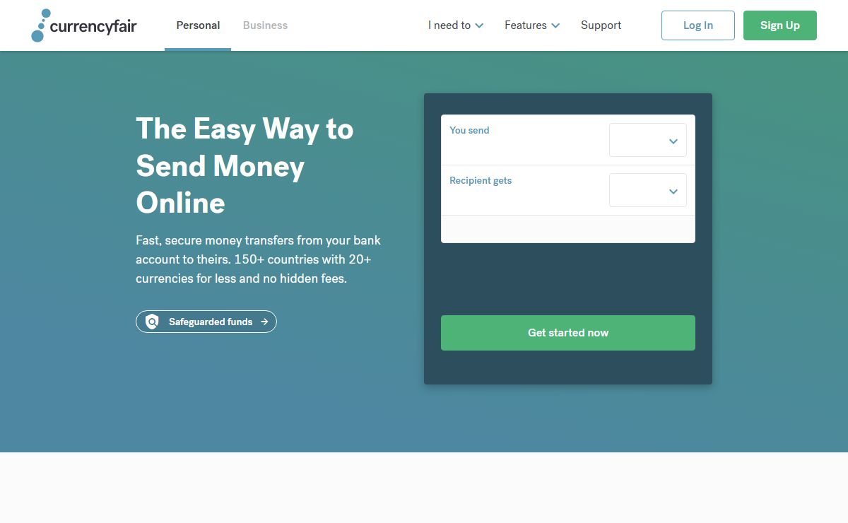 Send Money Abroad | International Transfers | CurrencyFair