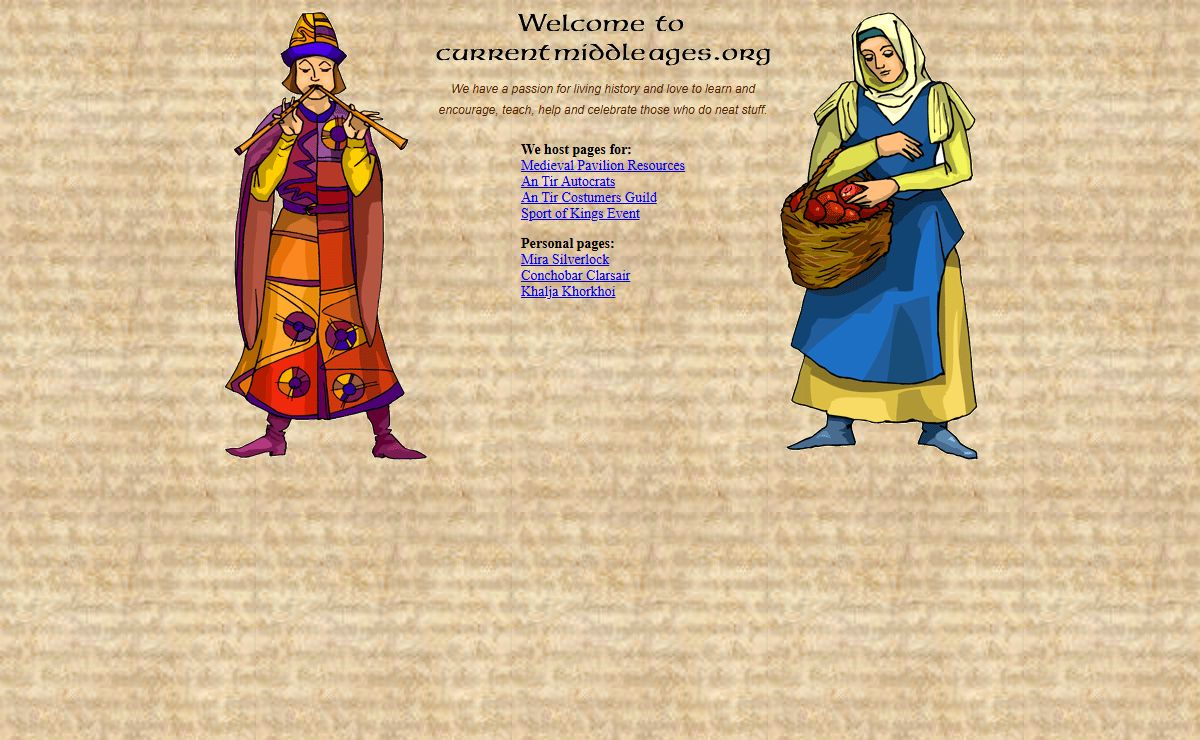 Welcome to the Current Middle Ages