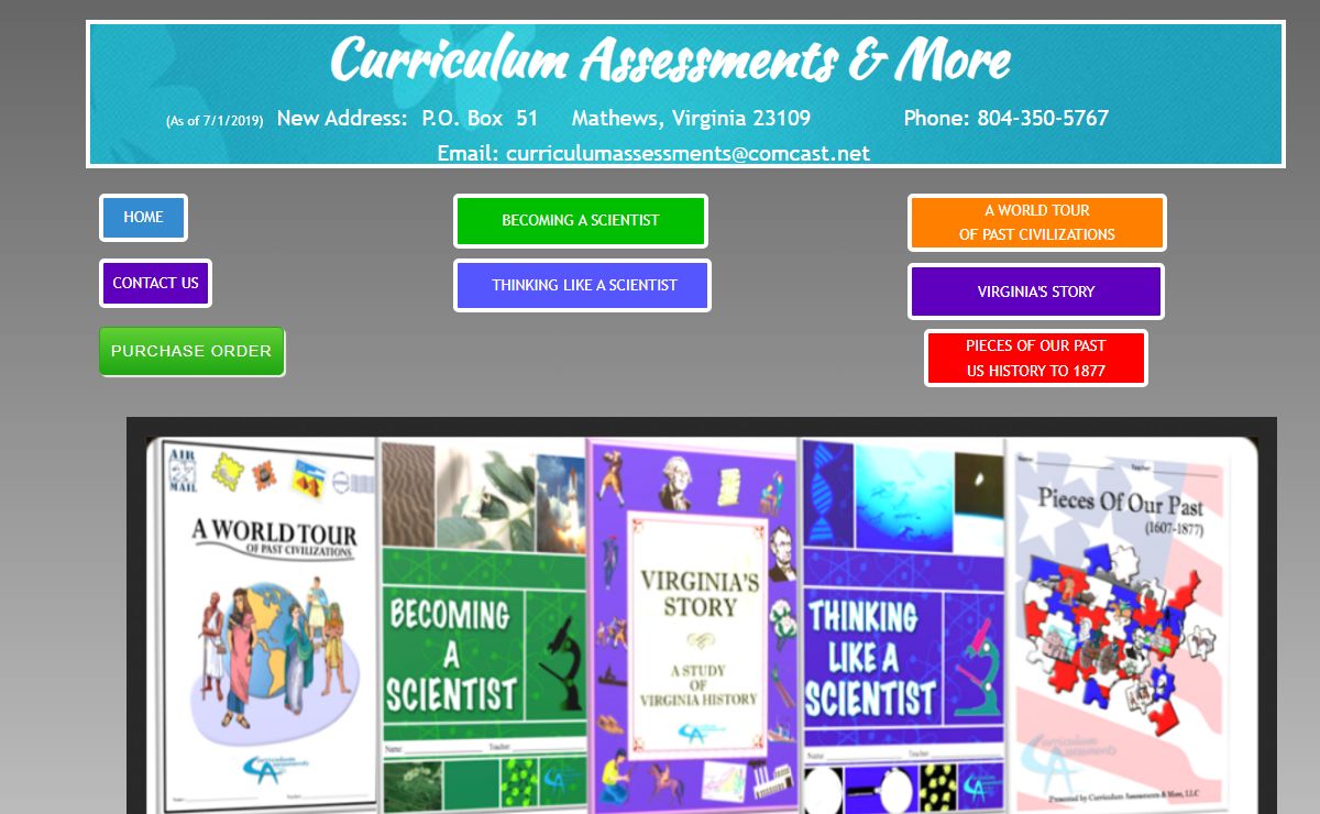 Curriculum Assessments & More - Teaching Materials, Study Guides For Elementary Science And History