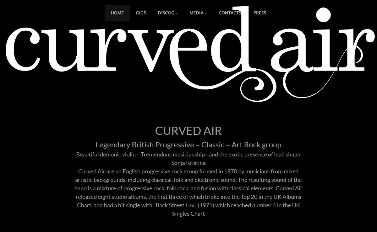 Curved Air - The Original Prog Rock Band