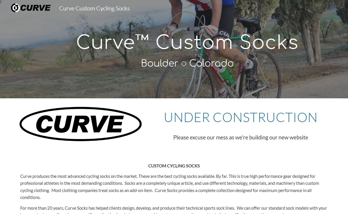 Curve Custom Cycling Socks