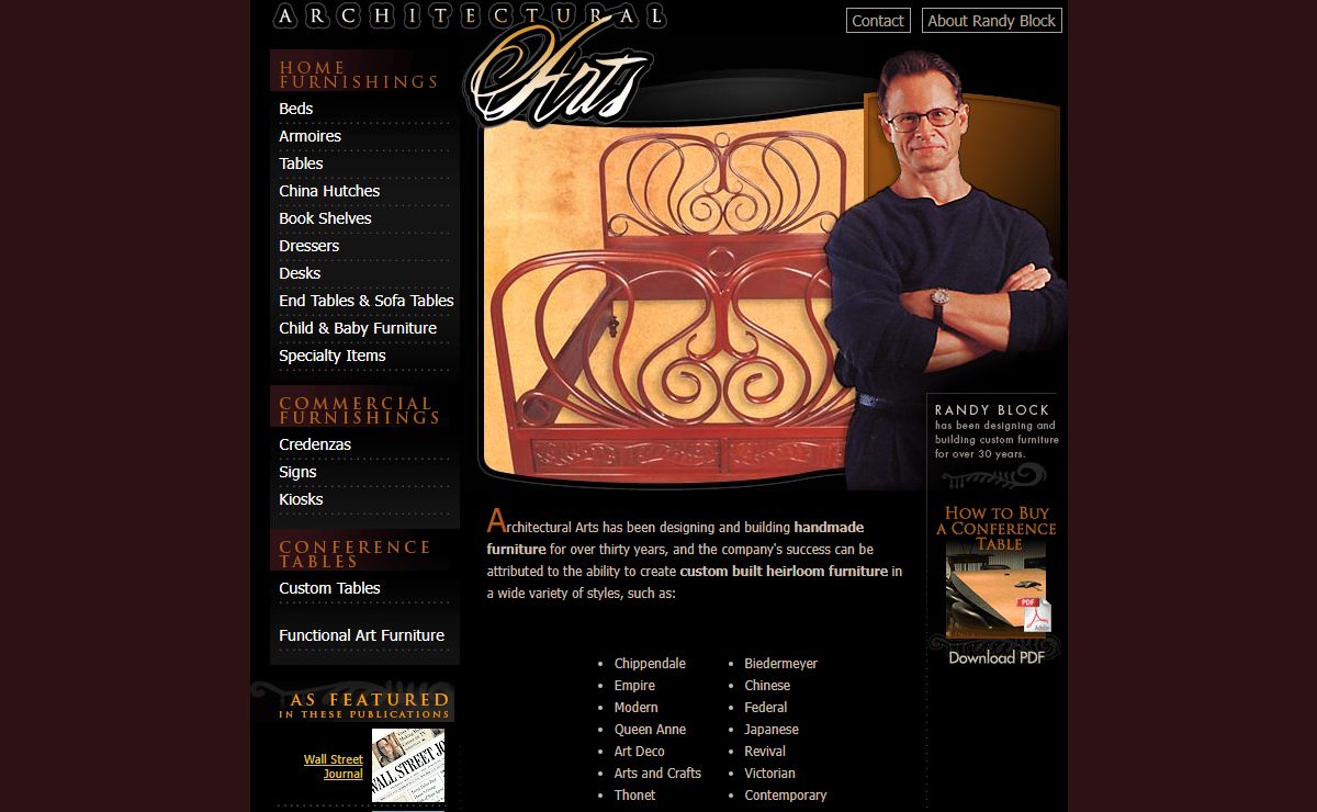 Handmade furniture - custom built heirloom furniture