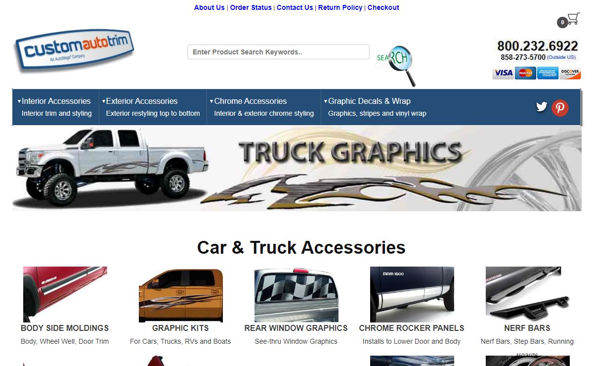 Rear Window Graphics | Body Side Molding | Truck Graphics | Car Spoilers