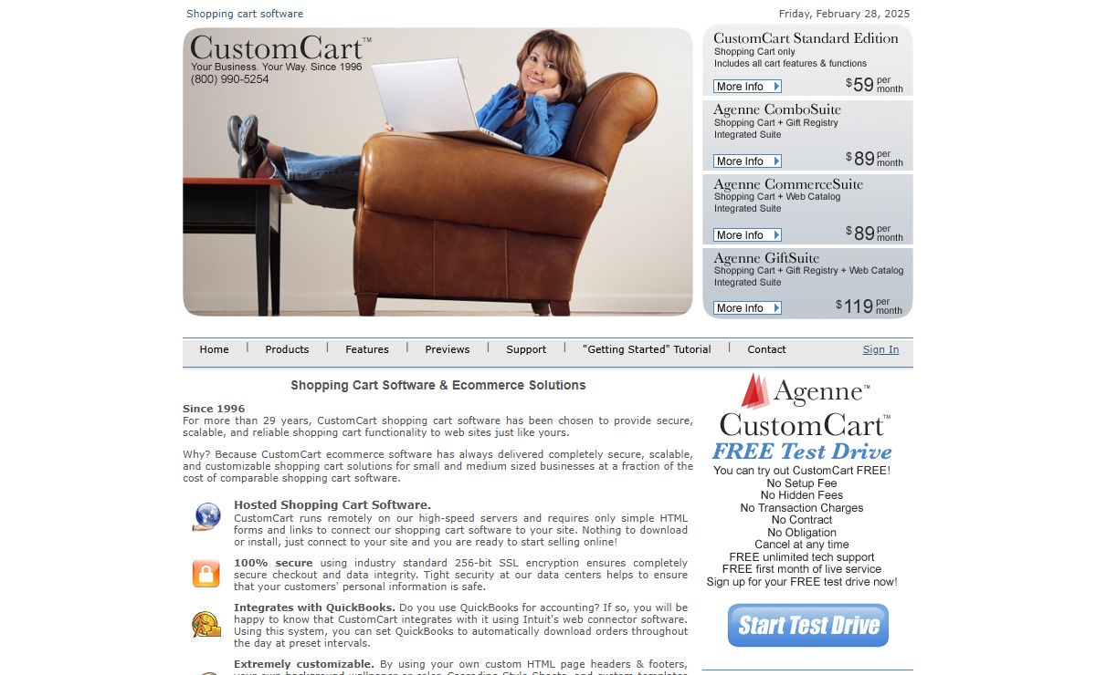 Shopping Cart Software : CustomCart