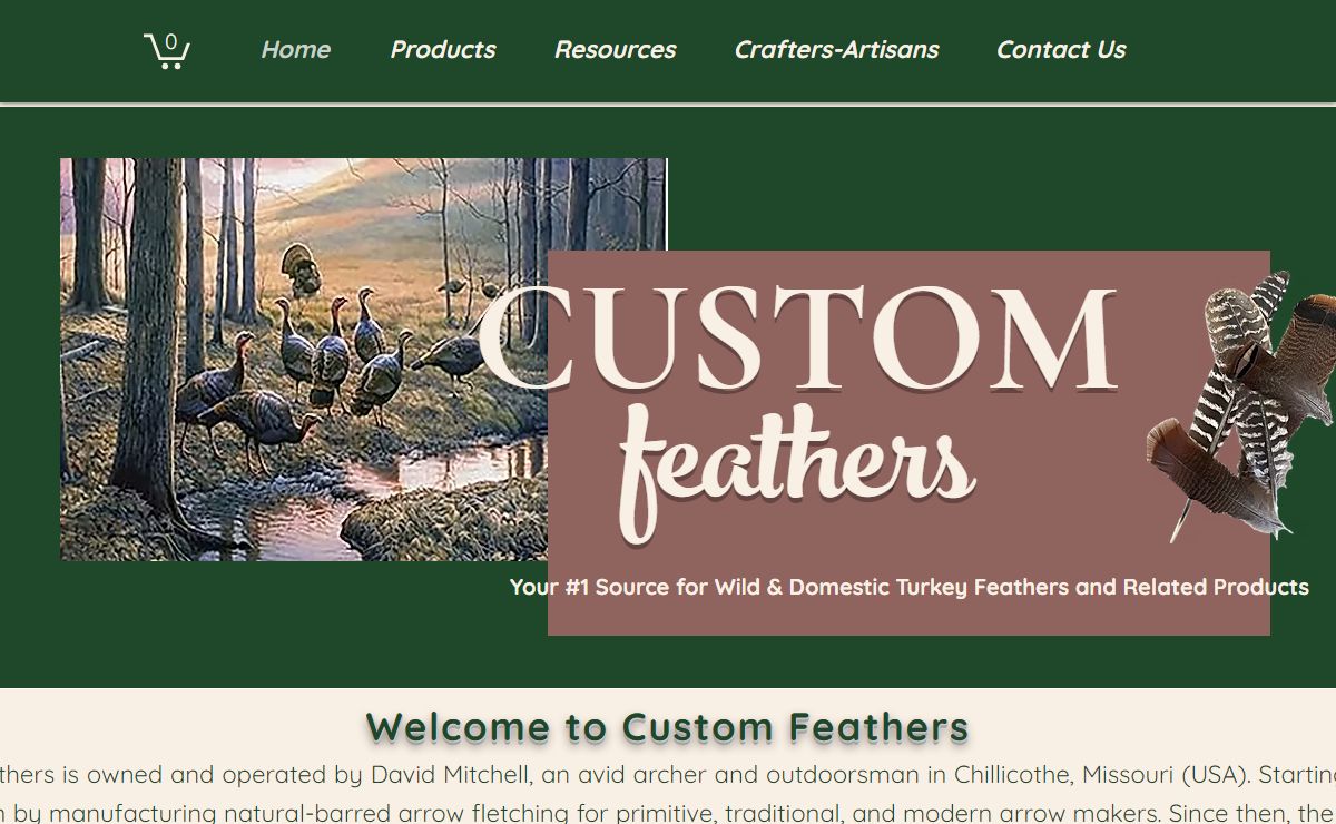 Custom Feathers | Wild & Domestic Turkey Feathers and Related Products