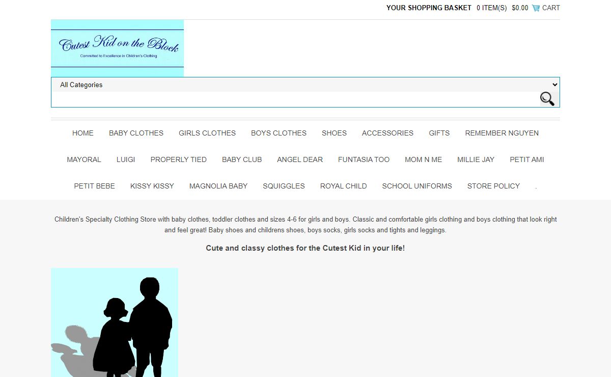 Childrens Clothing Store for Childrens Clothes, Boys Clothes, Girls Clothes, Baby Clothes, Girls Shoes, Boys Shoes and Baby Shoes at cutestkidontheblock.com