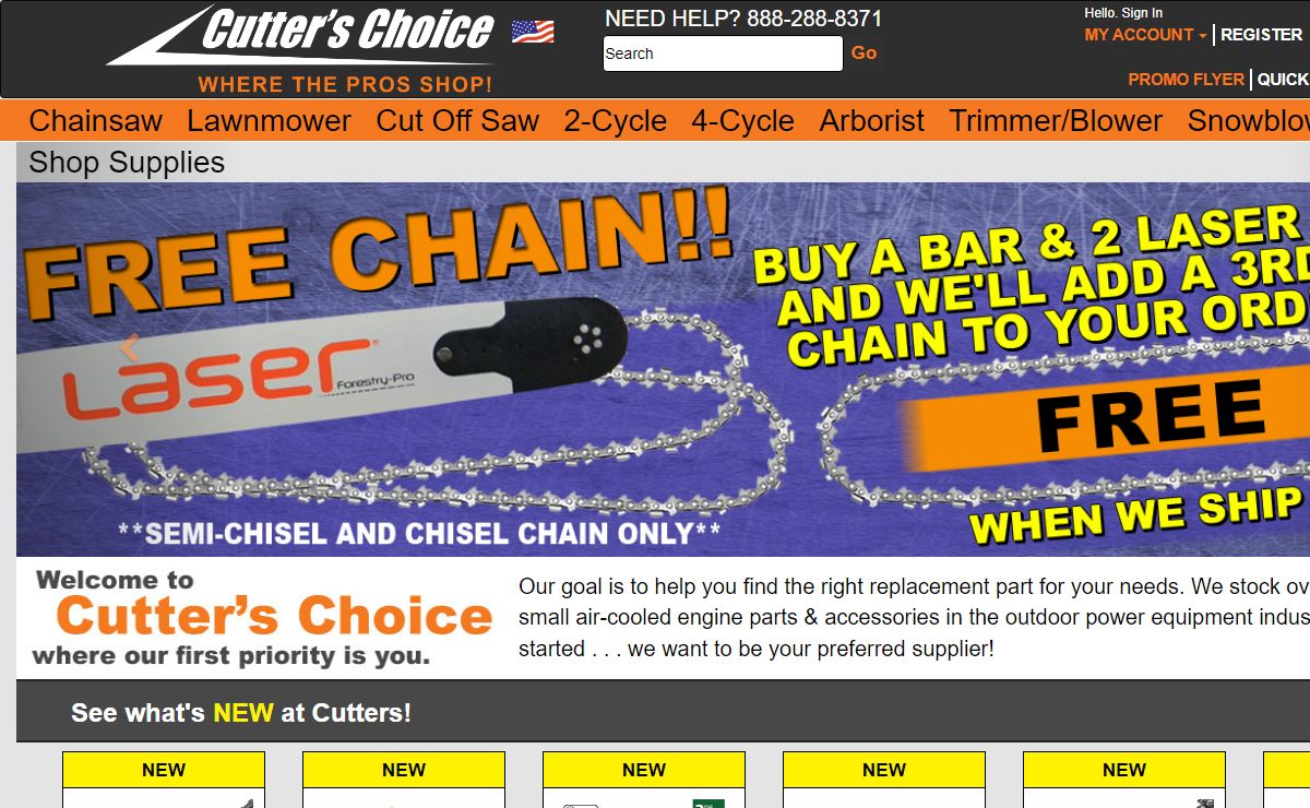 Cutter's Choice Online - HOME