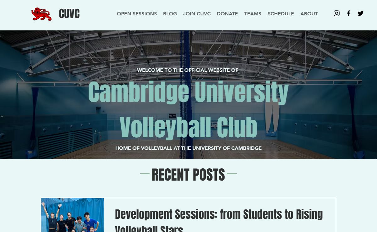 CUVC | Cambridge University Volleyball Club | England