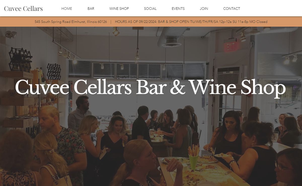 Wine, Cocktail, & Whiskey Bar | Cuvee Cellars Bar & Wine Shop | United States
