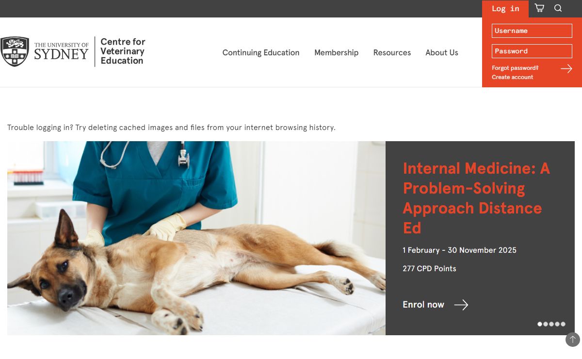 Centre for Veterinary Education Home