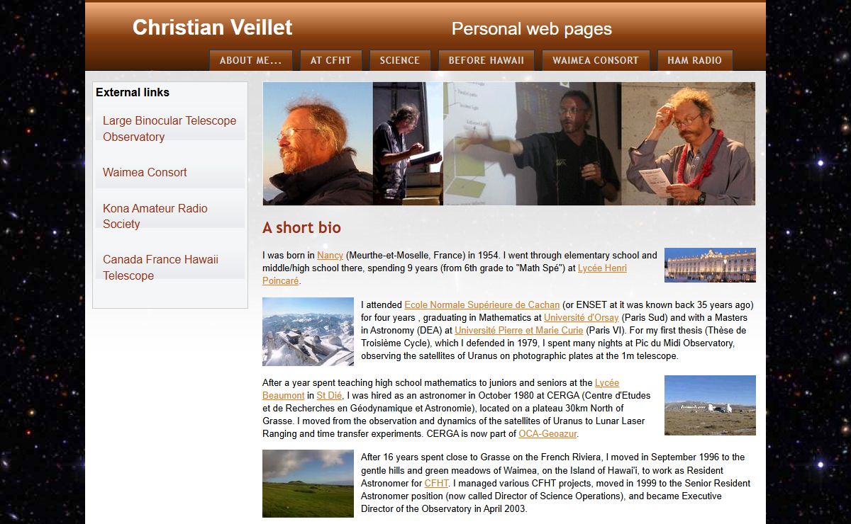 Christian Veillet - home page