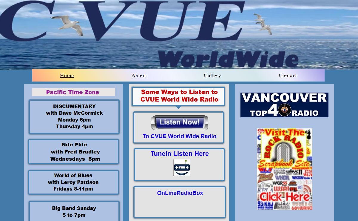CVUE World Wide Radio | Music from your life