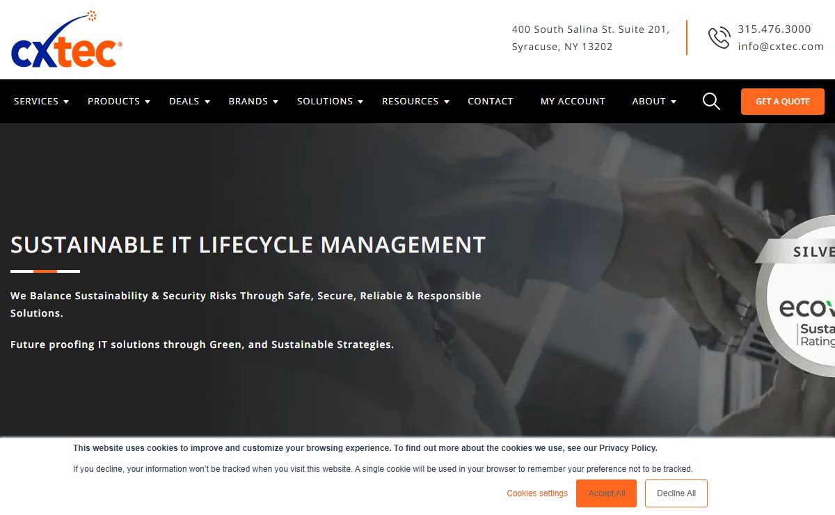Best IT Infrastructure Solutions | IT Infrastructure Hardware - CXtec