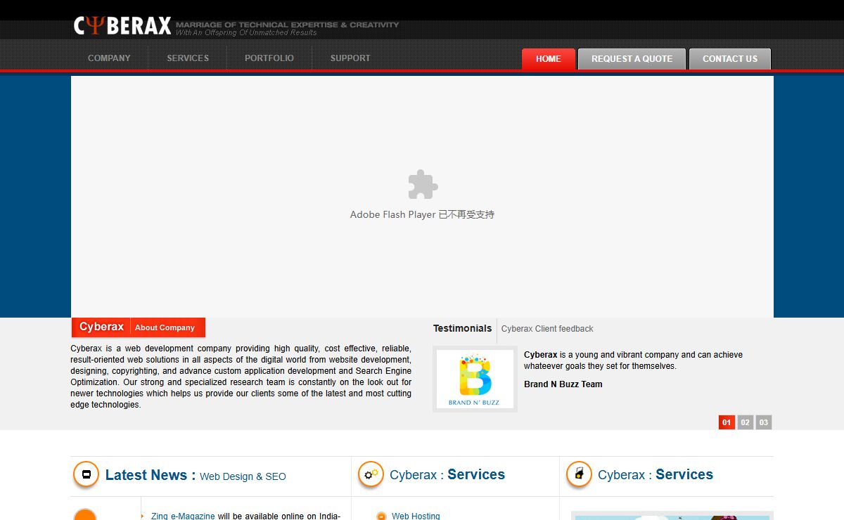 Cyberax Tech Pvt. Ltd. offers Web Hosting India, Custom Software Development, Web Designing & Programming, Search Engine Optimization - ASP.NET, PHP, ASP, Windows Hosting in USA, India. Kolkata (Calcutta)